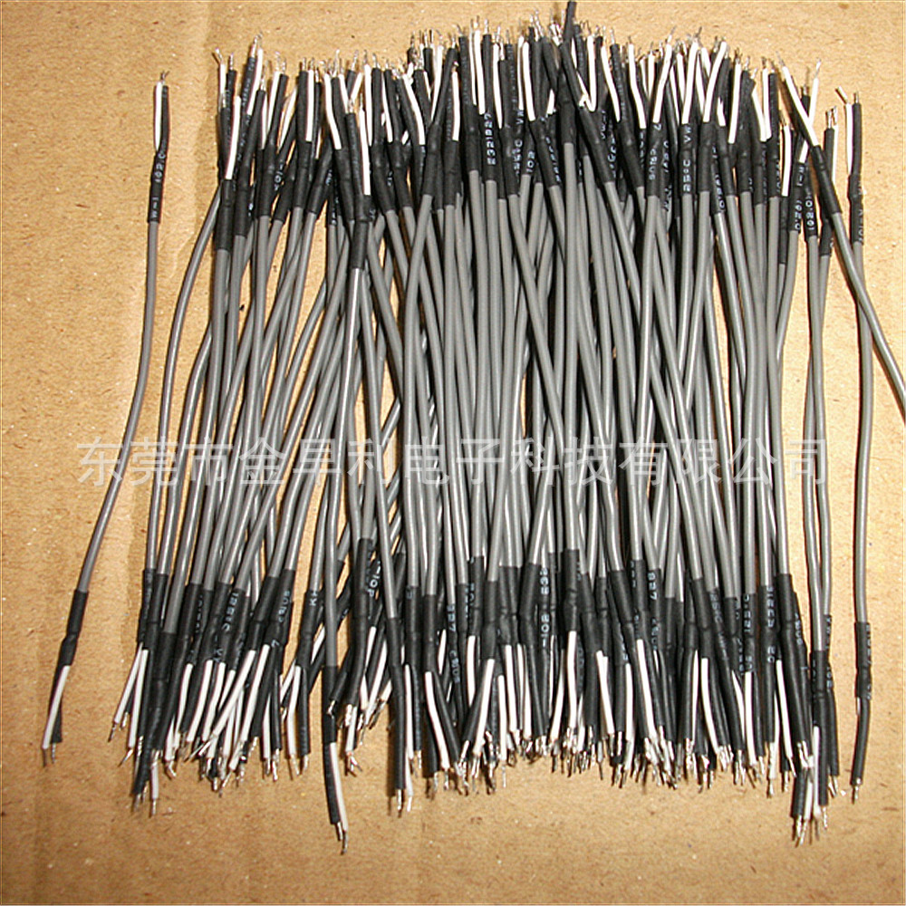 厂家加工生产环1.8双芯司劳线高品质屏蔽线1533#26单芯音头连接线