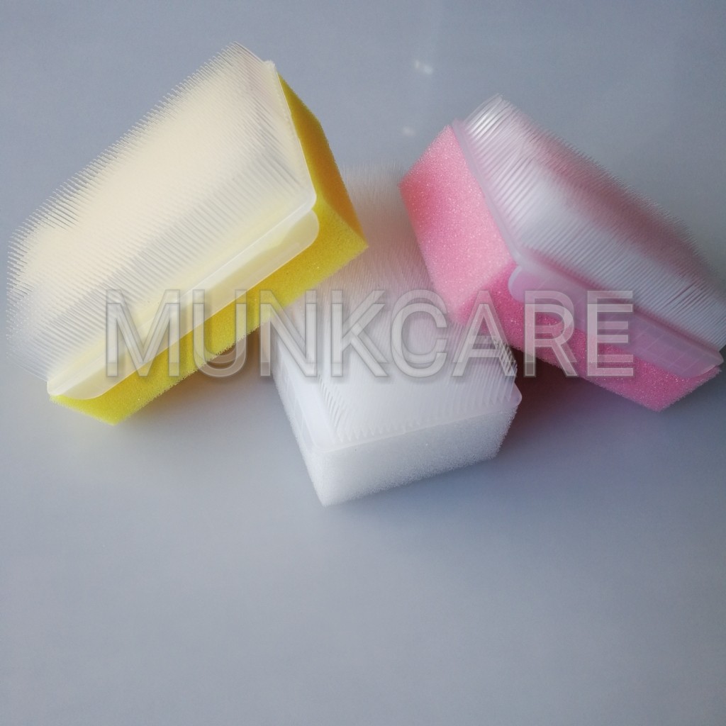 一次性医用洗手刷 婴儿洗澡刷 海绵刷 儿童感统触觉刷