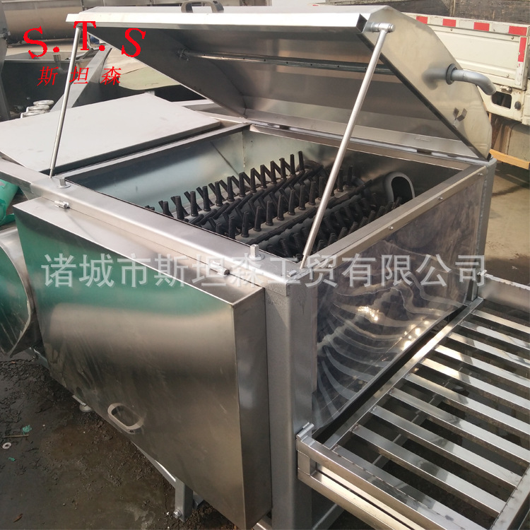 H诸城中小型家禽脱毛机价格 鸡鸭鹅小型脱毛机 家禽退毛机