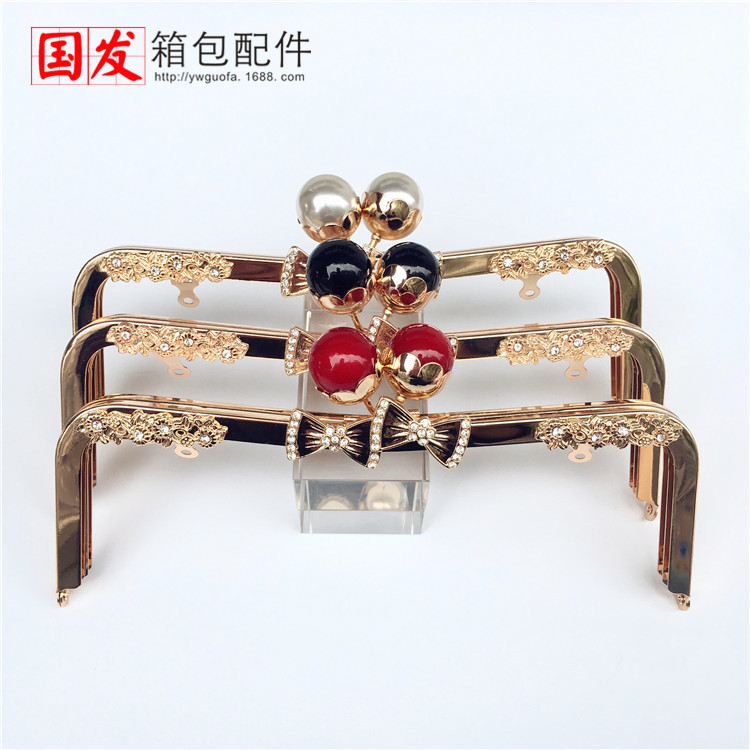 [agujero de tornillo] 23.5cm cintura cóncava sin agujero arco de perla de loto oro 0581 - QJ