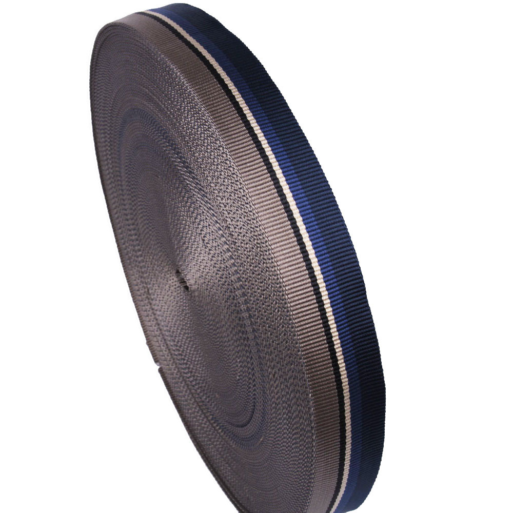 广东织带厂 直销现货 3.8cm 尼龙肩带 彩色仿尼龙织带