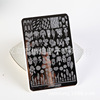 Quality DIY printing steel plate zjoy-pius version of the nail printing template 1-100 pattern