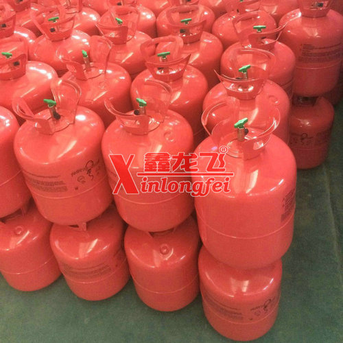 Wholesale supply of aluminum film latex balloon floating helium tank 13 liters 22 liters purity high pressure helium cylinder device