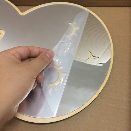 ins Nordic creative home furnishings crafts rabbit bear children acrylic mirror baby photo props