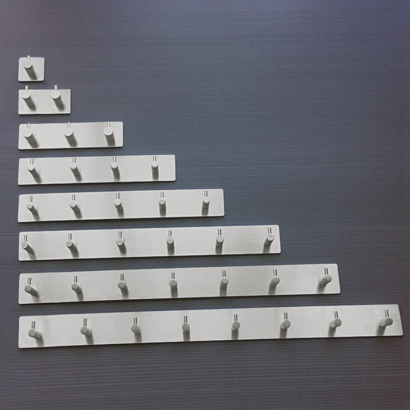 跨境货源 304不锈钢挂钩 排钩 1钩 2钩 3钩 4钩 5钩 6钩 7钩 8钩