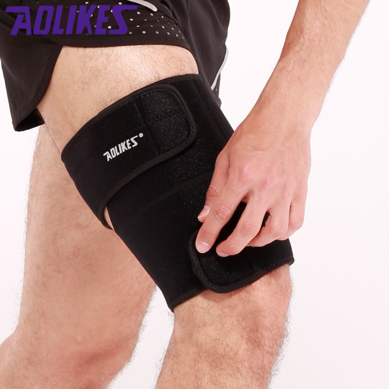 Fábrica deportes protección del muslo al aire libre montañismo corriendo baloncesto fútbol equipo protector protección de la tensión muscular protección de la pierna al por mayor