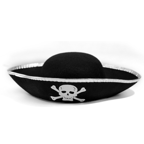 Children's Pirates of the Caribbean Toy Boy Halloween Equipment Prop Knife Set Captain's Hat Flag Bar Costume