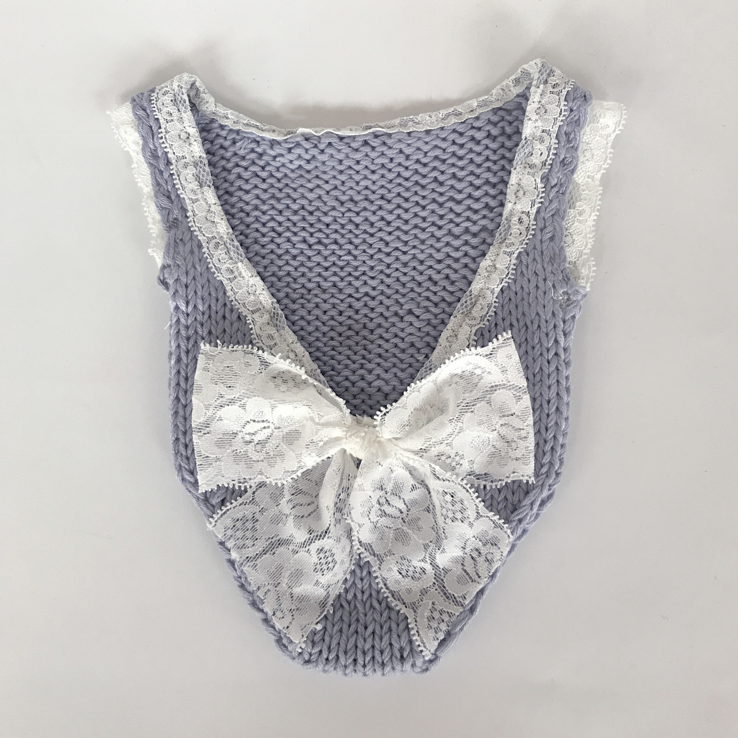 Transfronteriza nueva ropa de fotografía para niños recién nacido ropa de fotografía bebé lana hecha a mano + mono de encaje