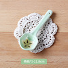 Ceramic tableware for feeding, spoon, coffee dessert fruit mixing stick home use