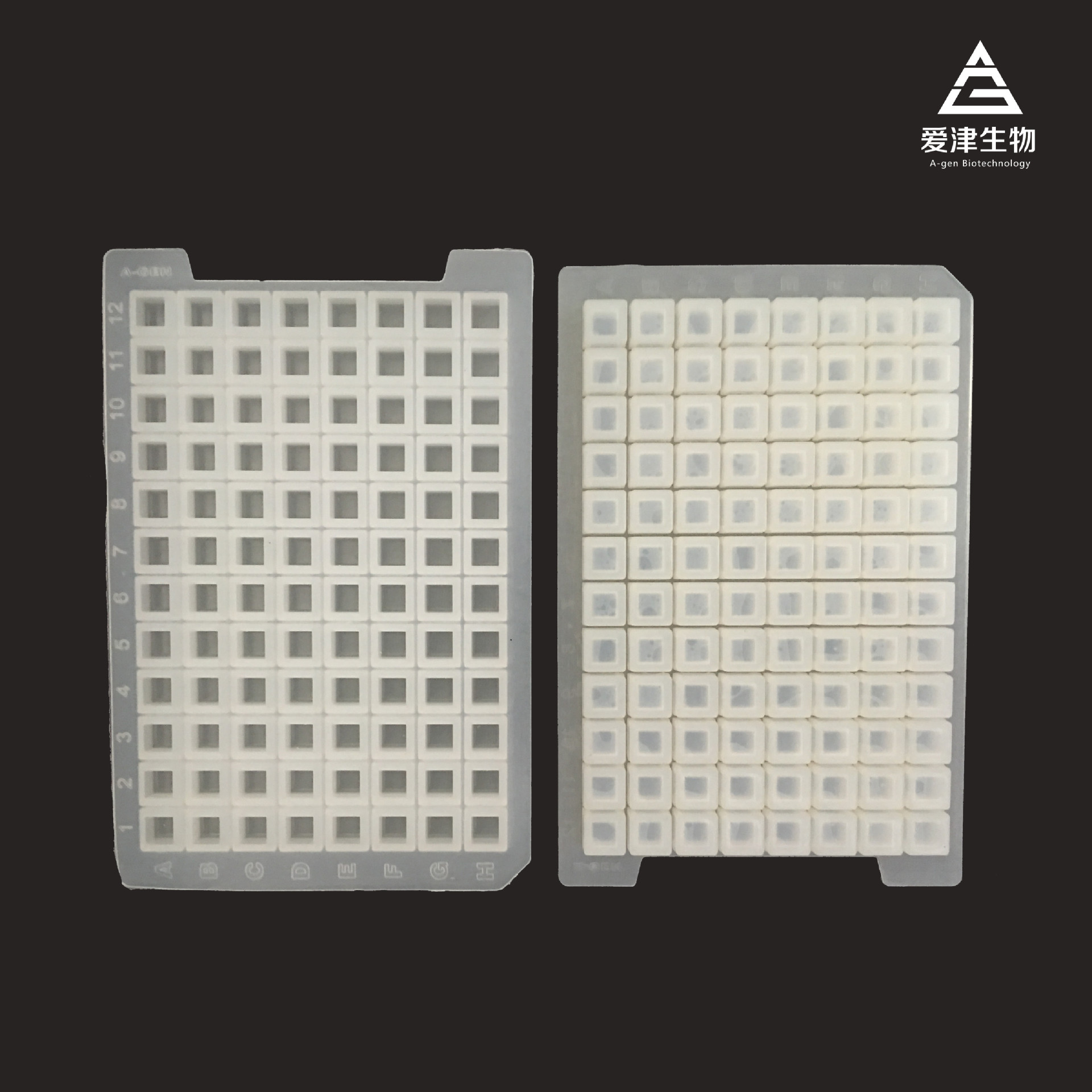 爱津 96孔硅胶 方孔 密封性好 反复使用 原厂直销