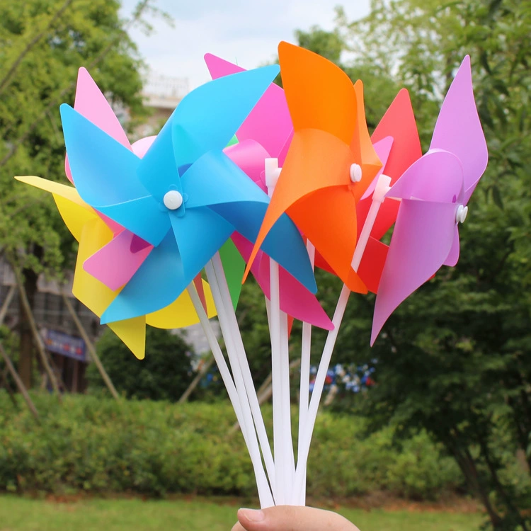 Plastic windmill toy, decorations, handmade, 21cm, wholesale
