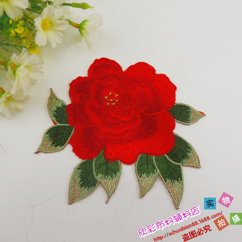 新品 服装演出cosplay动漫 礼服古装民族刺绣 布贴补花 4115#烫花