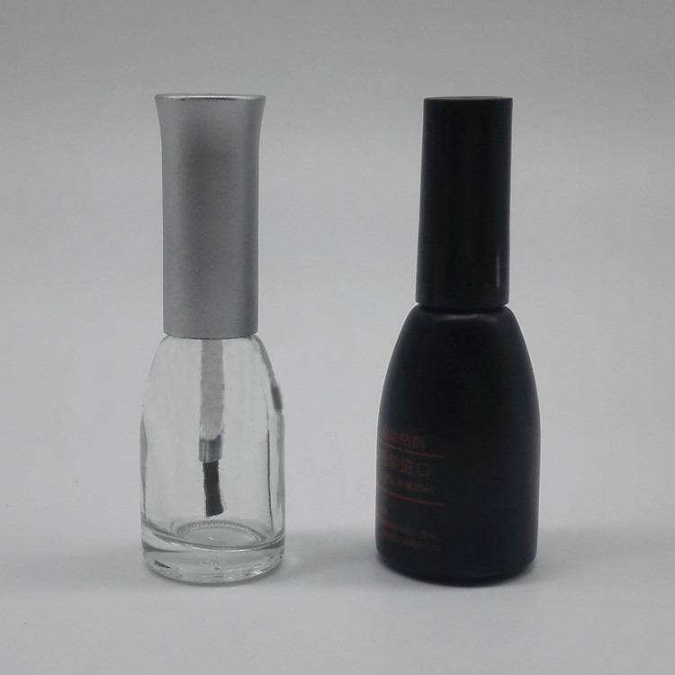 15ML指甲油胶玻璃瓶 指甲油瓶 甲油胶包材 指甲油螺纹带刷空瓶子