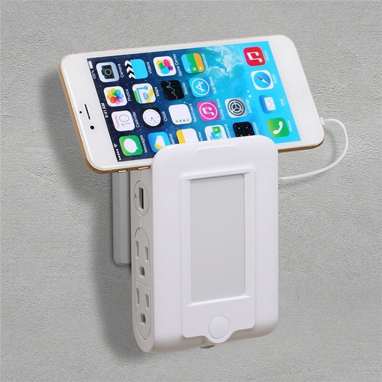 美规USB排插  美式插座带usb 小夜灯  墙壁插座美规插排新产品