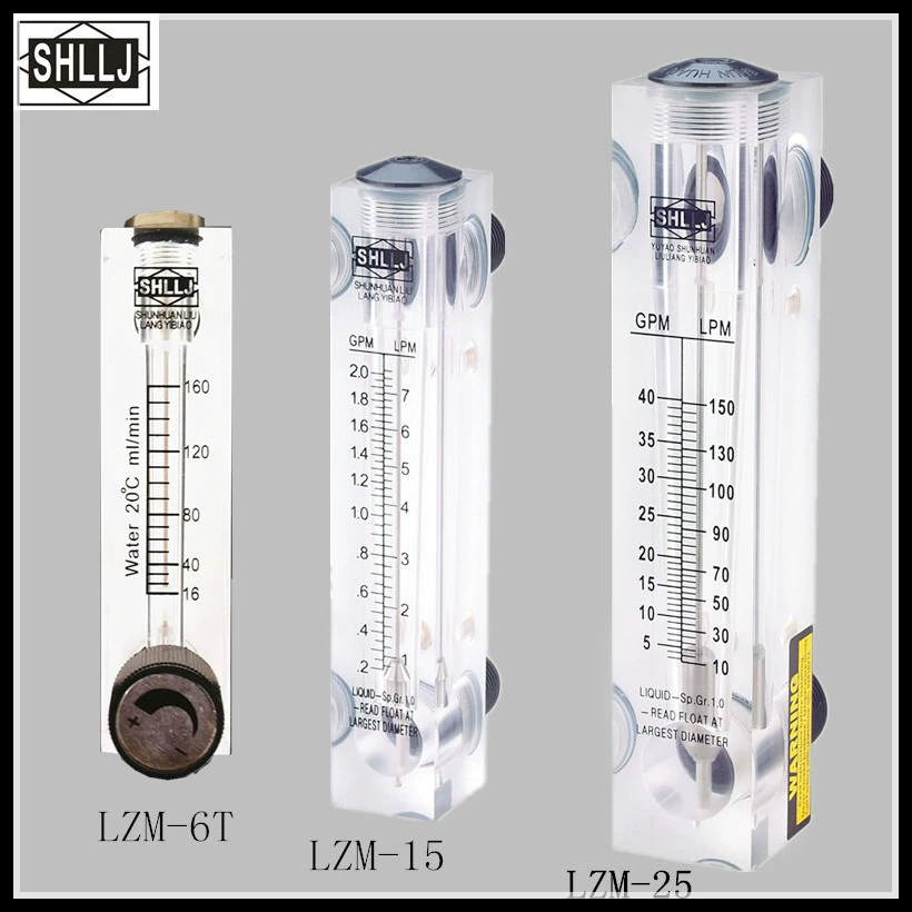 Панель расходомера газа Жидкостный расходомер ротаметр плексигласа
