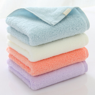 Direct selling 50 combed cotton face towel soft absorbent face towel gift wholesale embroidered logo cotton towel
