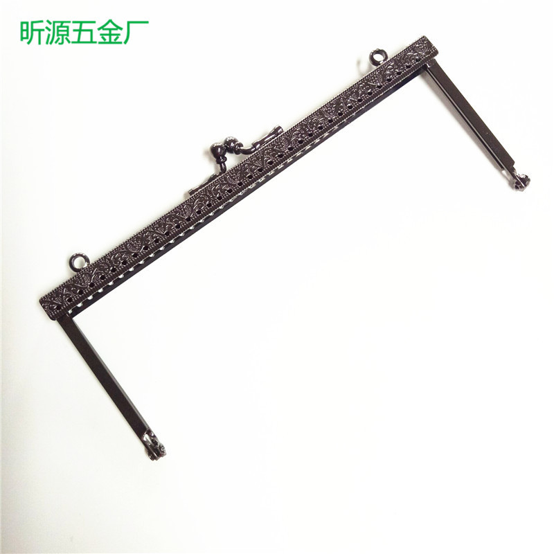 供应女式手袋架 手袋五金配件 晚晏包扣 钱包五金夹条