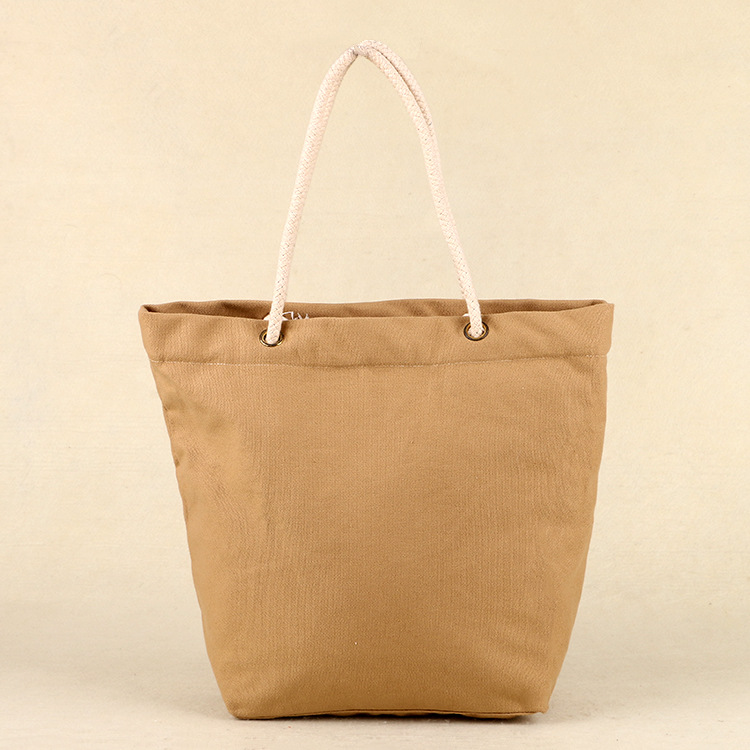 批发广告购物手提布袋大容量收纳礼品手提帆布袋印logo环保