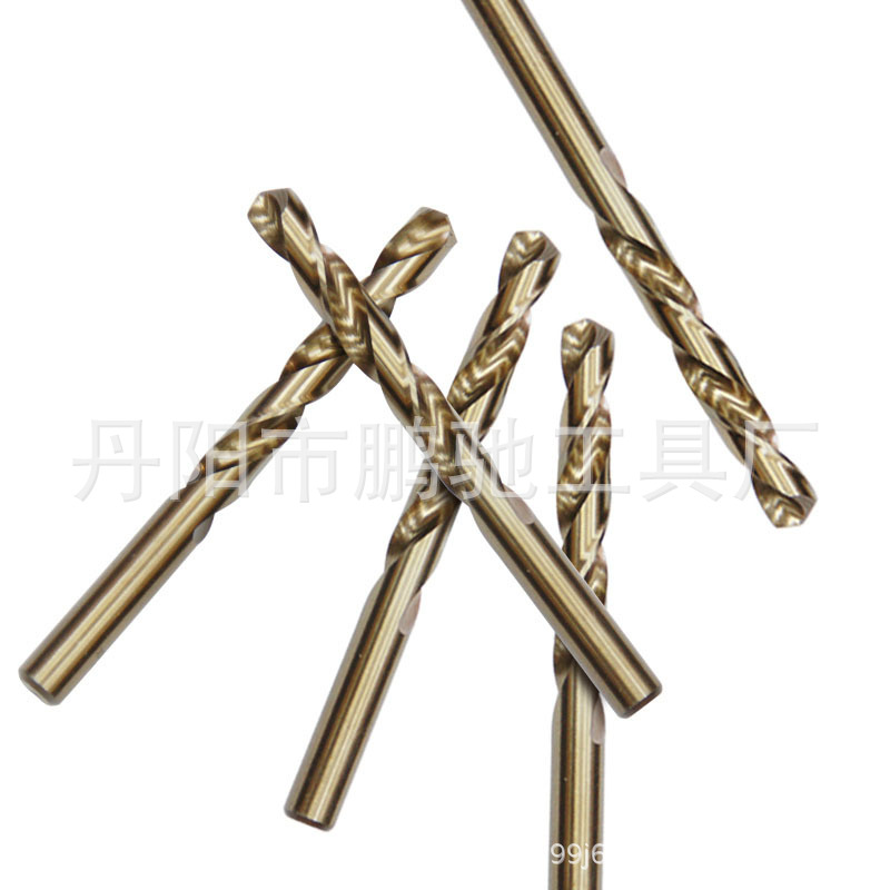 Stainless steel drill M35 cobalt-containing twist drill HSS high speed steel straight shank twist drill metal hole reamer