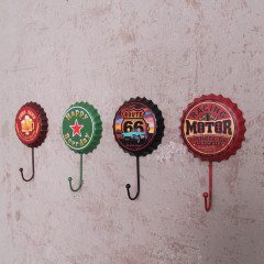 American Retro Beer Can Hook Bar Wall Hook Personal Clothes Hook Dressing Room Coat Hook Iron Decorative Wall Ornament