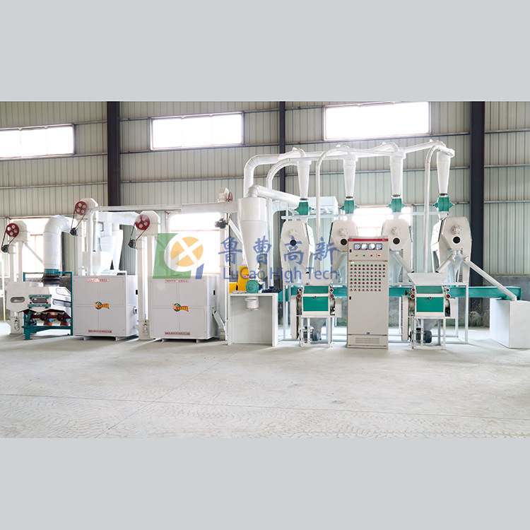 鲁曹高新玉米渣大型成套设备玉米碴大型机组