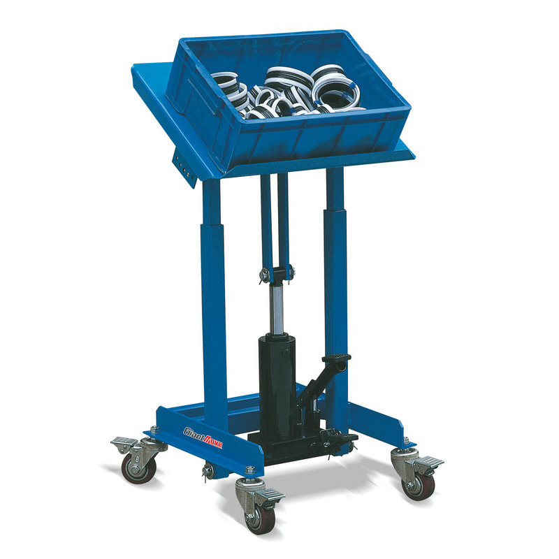 液压可倾工作台MH-G15 美式升降平台机 四轮移动平台车150KG