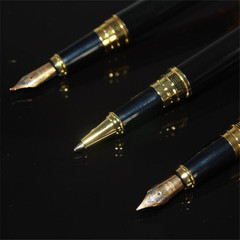 New Business Neutral Fountain Pen with Engraving, Gift for Adults, Office High-Grade Metal Hard Sign Pen, Wholesale