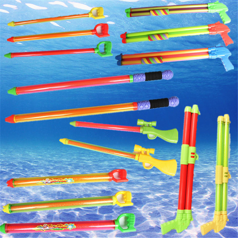 烟花水枪水抽抽拉式水炮透明漂流水枪地摊热卖夏季戏水儿童玩具枪