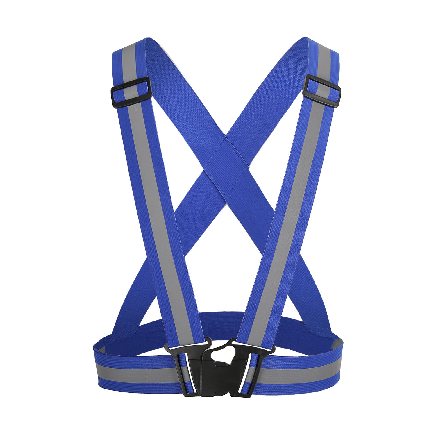 Directo de fábrica 4cm de ancho banda elástica ajustable correa reflectante chaleco de seguridad de conducción nocturna