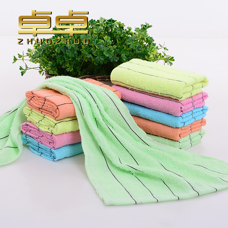 Factory wholesale 50g black striped color black towel stall Supermarket disposable towel Factory wholesale 50g black striped color black towel stall Supermarket disposable towel