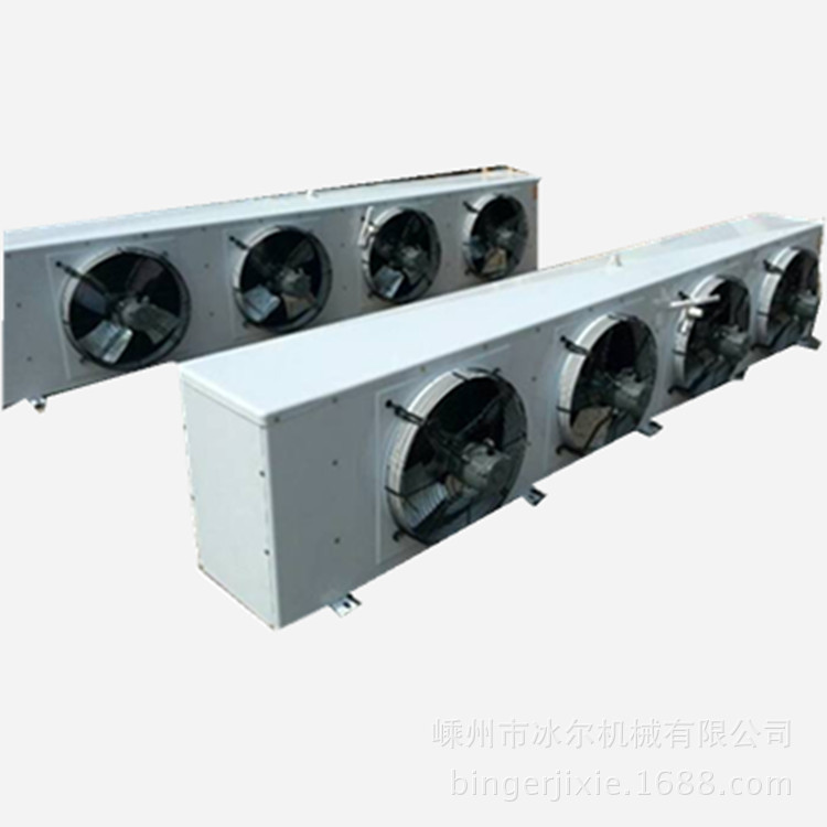 D型吊顶式空气冷却器镀铝锌外壳吊顶电化霜水冷风机承接定 制厂家