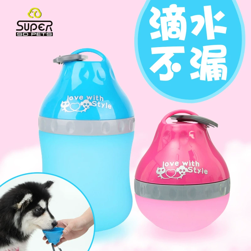 Hupp Dog Going Out Чайник Кошка Вода Напиток Диспенсер для воды для домашних животных Диспенсер для воды для щенков Фидер для воды Тедди Подвесной Тип