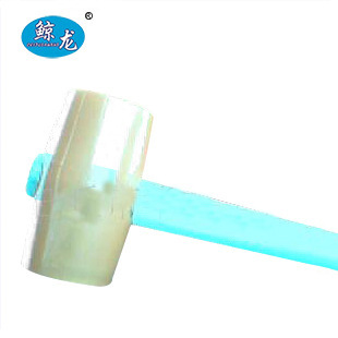 鲸龙木柄橡胶锤特种锤各种规格锤子家装贴瓷砖地板安装锤装修工具