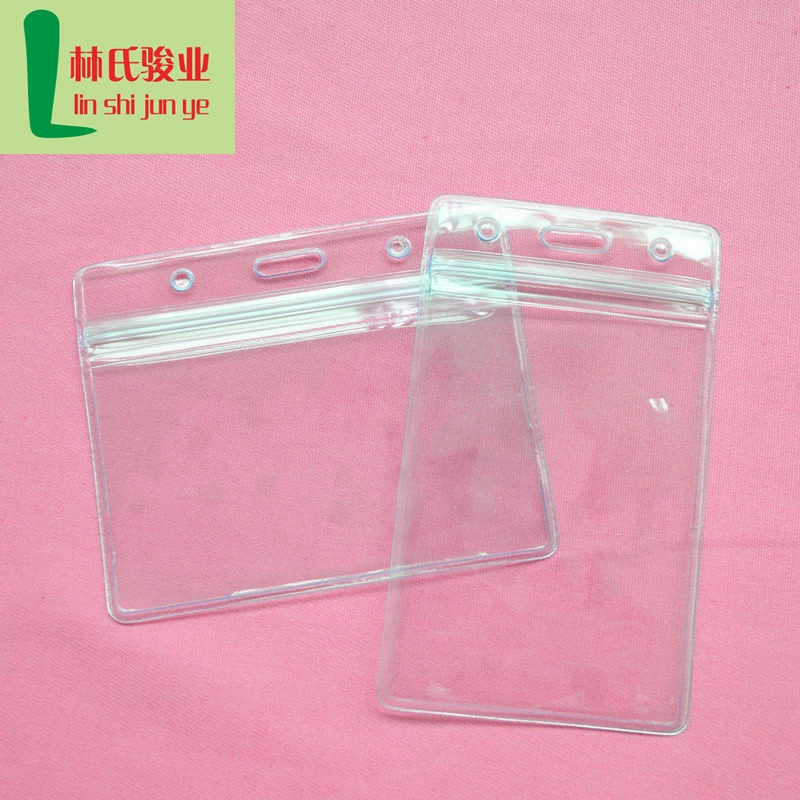 Держатель для пропусков и бейджей из ПВХ для прямых продаж, горизонтальный и вертикальный, стандартный, для студентов и школьников, с застежкой-зажимом