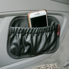 Car Accessories Car Mount Dashboard Phone Bag Adhesive Mesh Storage Bag Hook