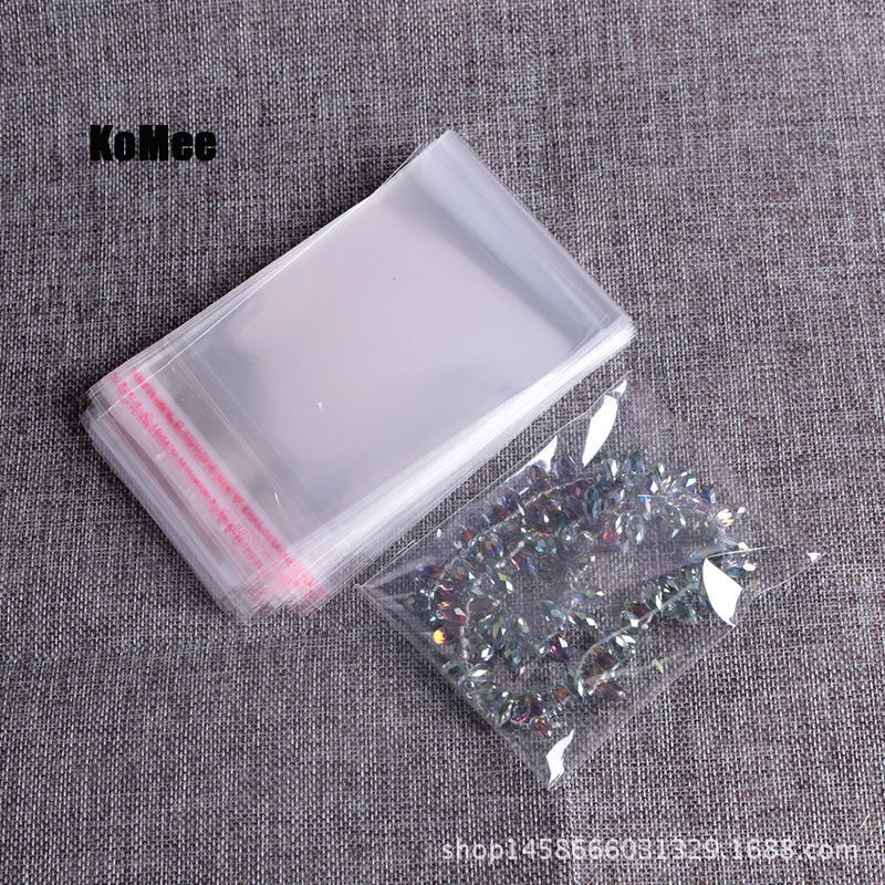 现货opp袋 多种尺寸 透明opp袋自封袋 项链耳环手链包装袋 200个