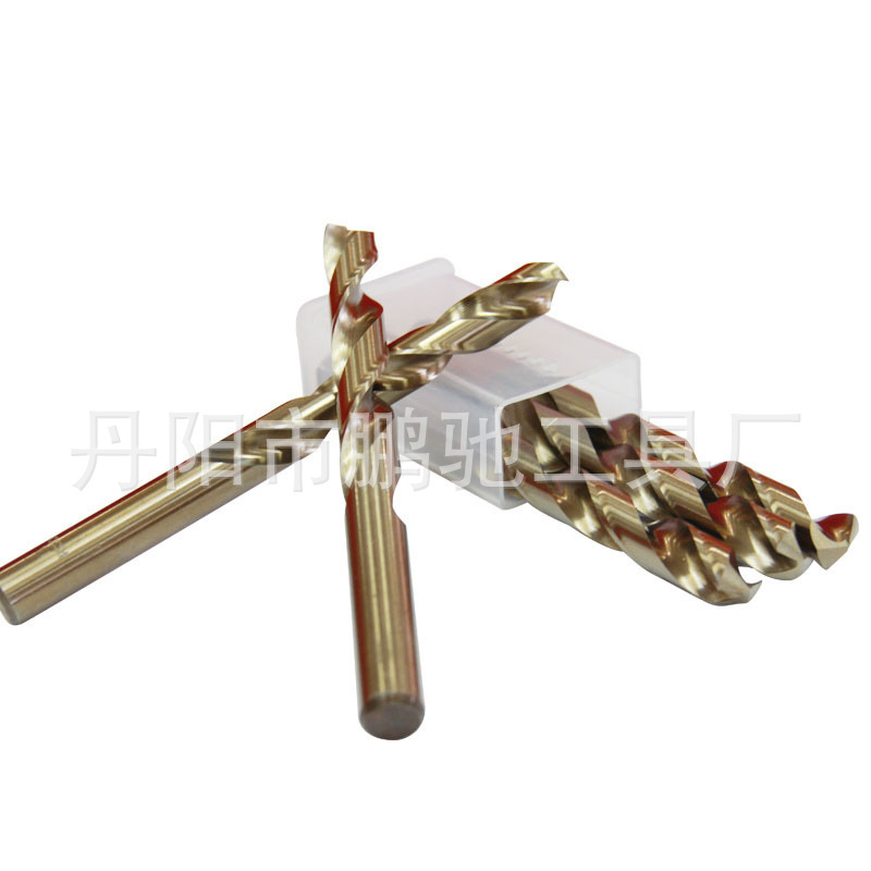 Stainless steel drill M35 cobalt-containing twist drill HSS high speed steel straight shank twist drill metal hole reamer