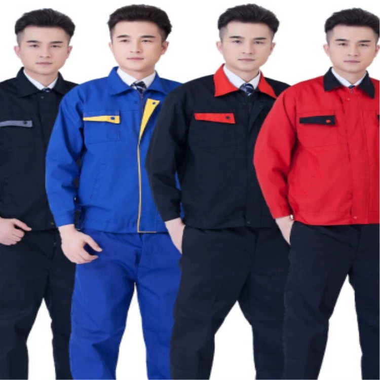 Рабочая одежда Топ Мужская износостойкая рабочая одежда с длинными рукавами фабричная одежда Охрана труда рабочая одежда Весенняя и осенняя одежда