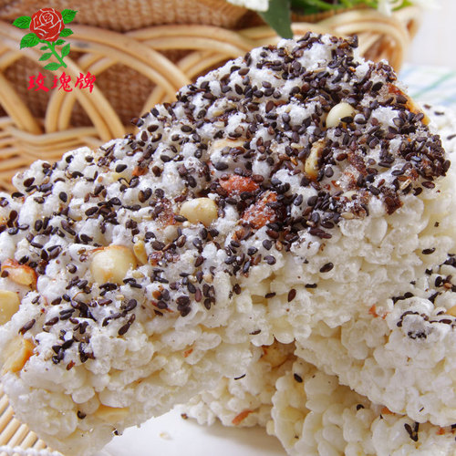 Rose Rice Krispies Candy 400g Bag Chongqing Jiangjin Specialty Traditional Pastry Rice Krispies Snacks Directly Supply Snacks from the Manufacturer