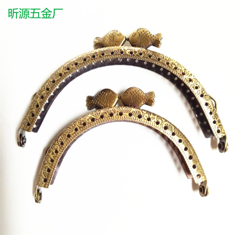 厂家供应手袋框架 针孔口金 合金较 包包配件