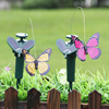 Decorations solar-powered with butterfly, electric realistic toy