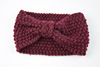Knitted headband with bow, keep warm helmet handmade, European style