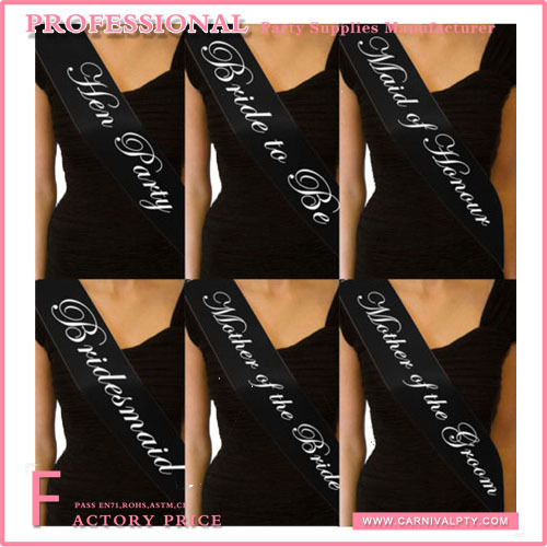 En stock novia mixta para ser correa de hombro dama de honor correa de hombro traje despedida de soltero