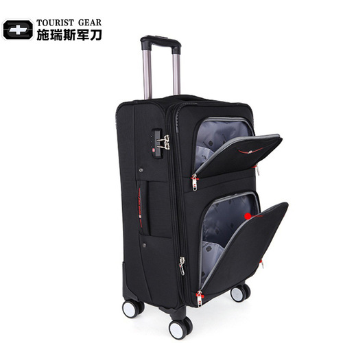 Oxford Luggage Manufacturer 24-inch Spinner Suitcase 32-inch Large Capacity Travel Case Carry-on with LOGO Printing