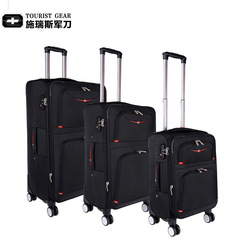 Oxford Luggage Manufacturer 24-inch Spinner Suitcase 32-inch Large Capacity Travel Case Carry-on with LOGO Printing