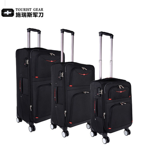 Oxford Luggage Manufacturer 24-inch Spinner Suitcase 32-inch Large Capacity Travel Case Carry-on with LOGO Printing