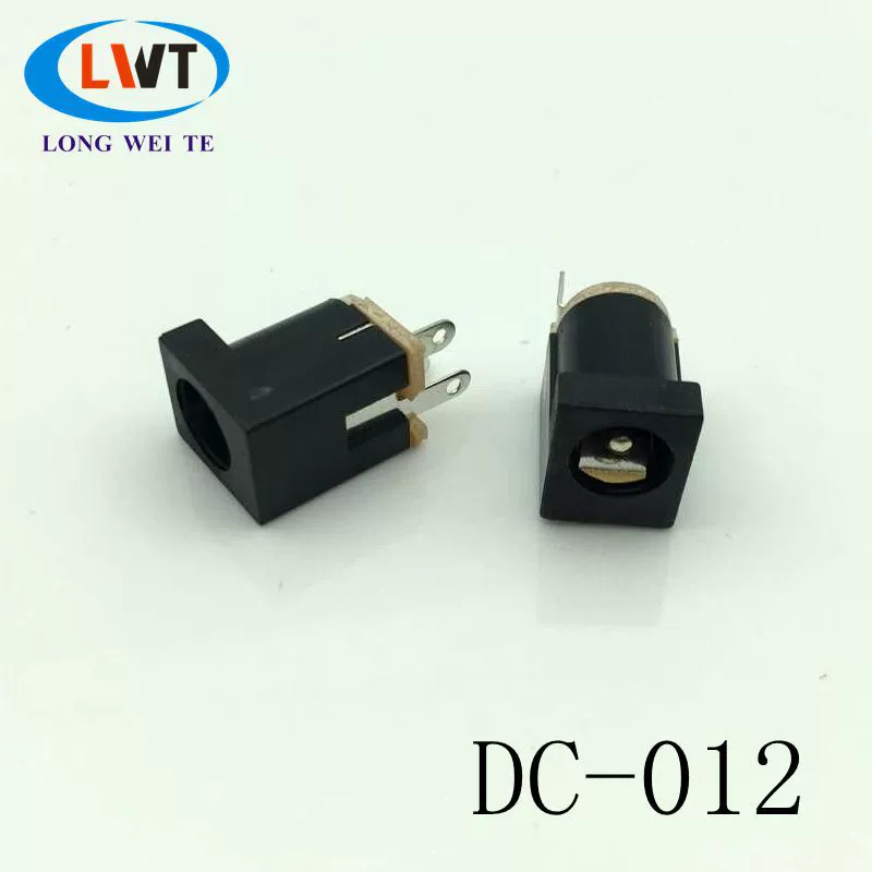 Разъем постоянного тока 5,5*2,1 Разъем постоянного тока Вертикальная розетка постоянного тока DC-012 Разъем питания