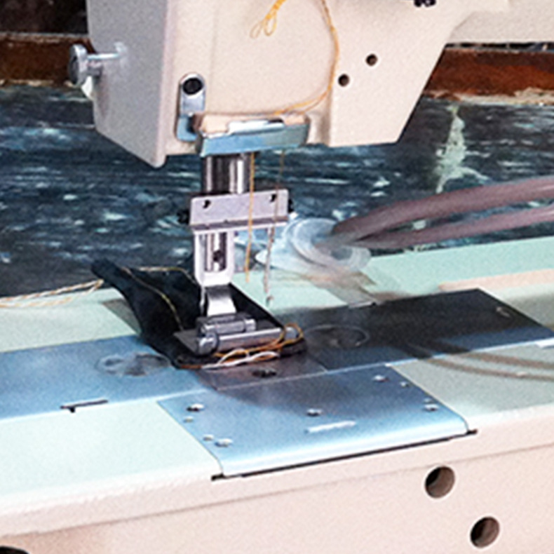 Suministro de fábrica máquina de coser de doble aguja equipo de ropa industrial máquina de coser plana ordinaria 842872 coche plano de lanzadera doble síncrono 19