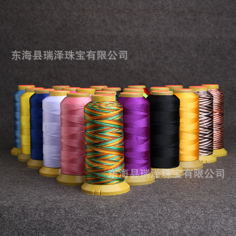 Golden Sanyu 3 6 9 12 Strands Tassel Thread Hand Braided Thread Beaded Thread Necklace Thread Wholesale