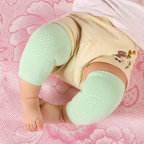 Creative children's anti-slip knee pads socks cotton knee pads with adhesive socks baby learning to walk knee pads socks